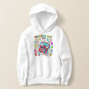 Camisola Colorida de Criança para o Dia dos Número