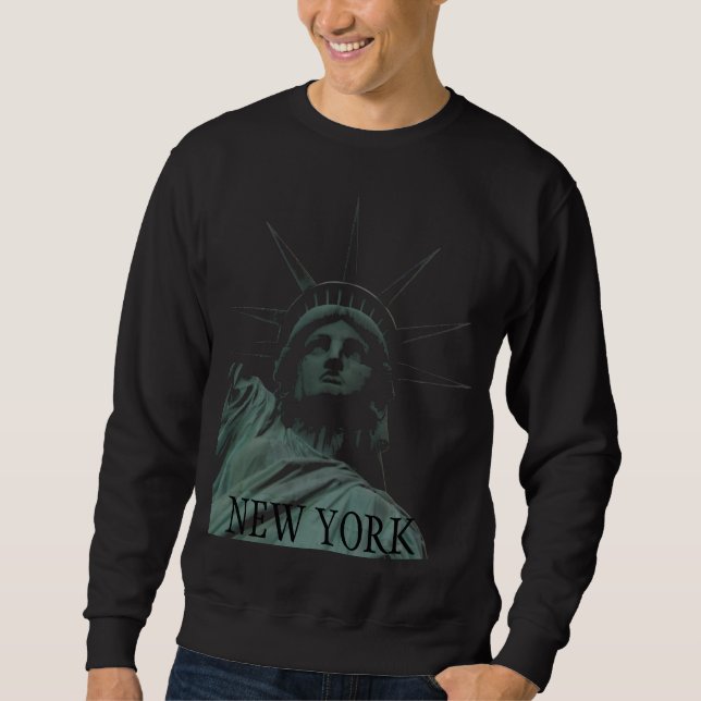 Camisola com Capuz da Estátua da Liberdade Camisa  (Frente)