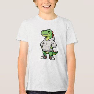 Camisola com capuz de dinossauro Streetwear legal