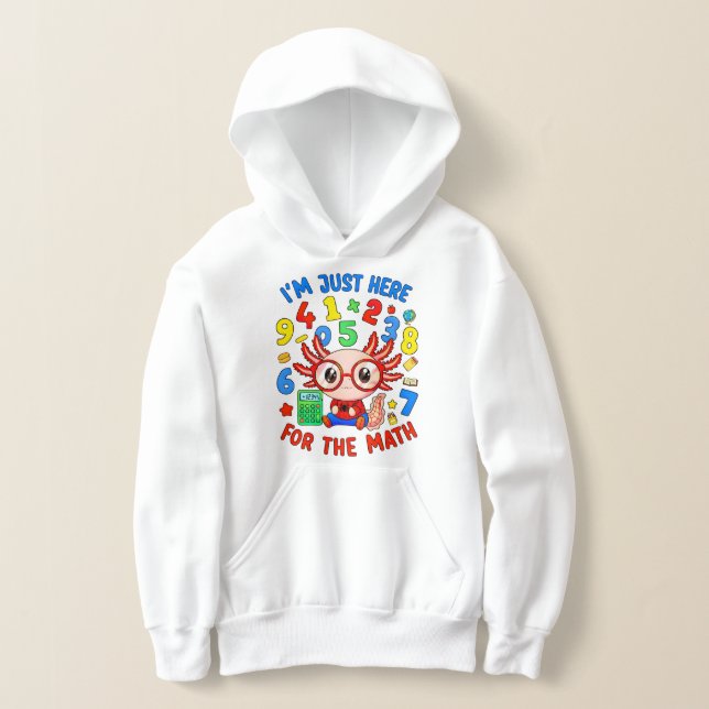 Camisola com desenho engraçado de números de matem (Postura )