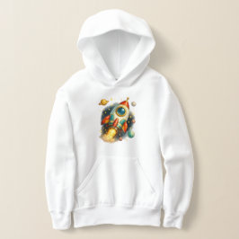 Camisola de capuz infantil de foguete espacial vin