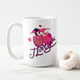 Camisola de Casal Eu Te Amo Caneca de Café
