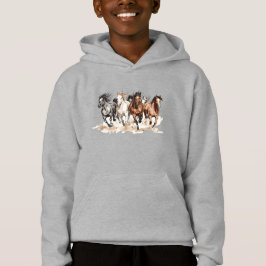 Camisola de Criança Cavalos a Galopar