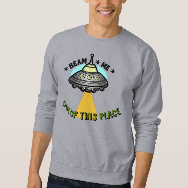 Camisola de Moletom Básica Masculina Feixe de Nave (Frente)