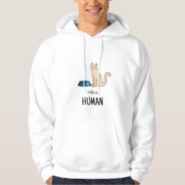 Camisola de Moletom de Gato Persa Bege