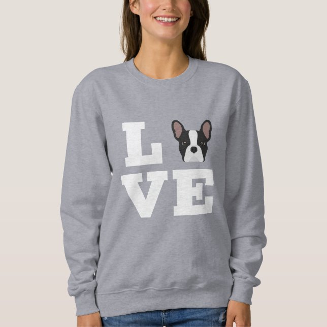 Camisola de Moletom Frenchie Love (Frente)