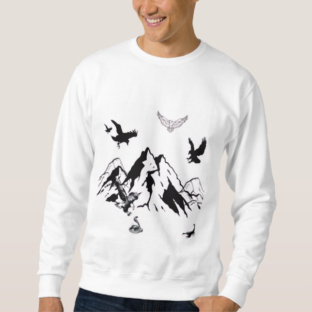 Camisola de Moletom Mountain Eagle (Frente)