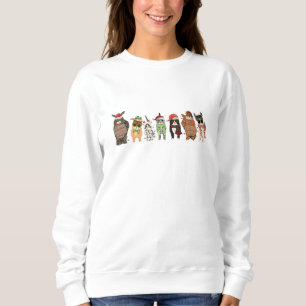 Camisola de Natal meada, Camisa de Gato Feliz