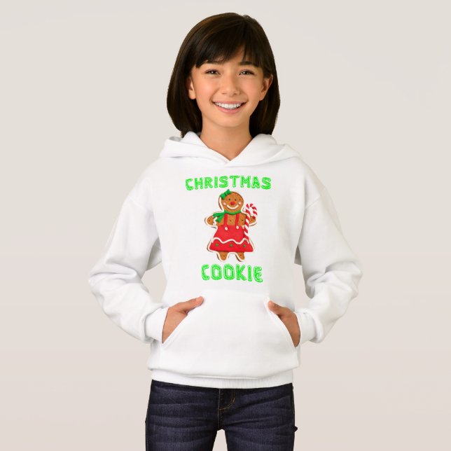 Camisola de Natal Menina Pulôver Engraçado Suéter  (Frente Completa)