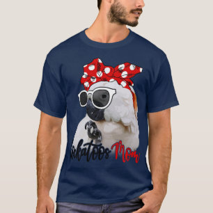 Camisola de papagaios Camisas Cockatoos Mãe Bandan