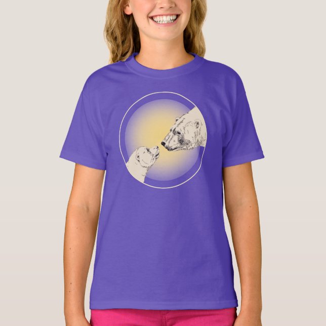 Camisola do Urso Polar e Camisa do Miúdo (Frente)