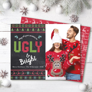Camisola Feia de Natal com Foto Orçamento Quadro P