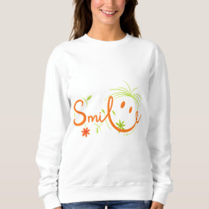 Camisola Feminina de Moletom 'Smile Brush Style Li