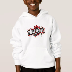 Camisola Gráfica Streetwear Hip Hop Nova Iorque Nu