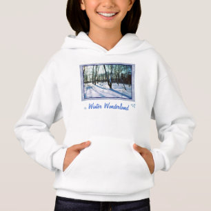 Camisola Hoodie Hoodie "Wonderland de inverno"