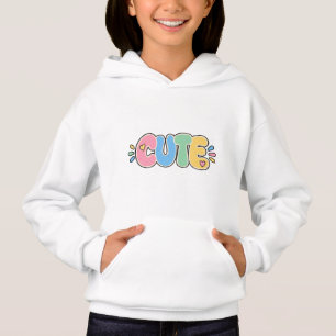 Camisola Infantil com Tipografia Pastel Fofa