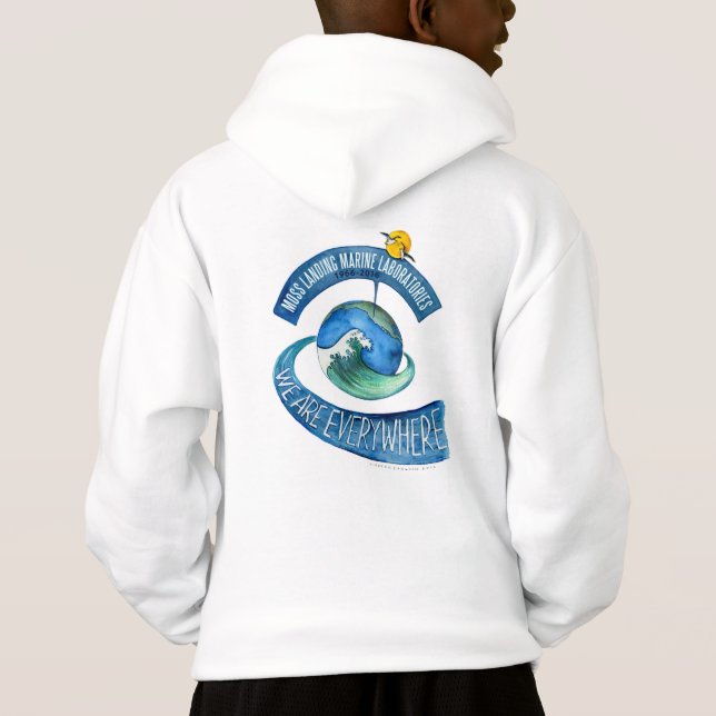 Camisola (miúdo): Encapuçado básico, em toda parte (Verso)