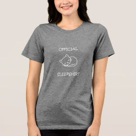 Camisola Oficial para Dormir - Gato Adormecido Fof