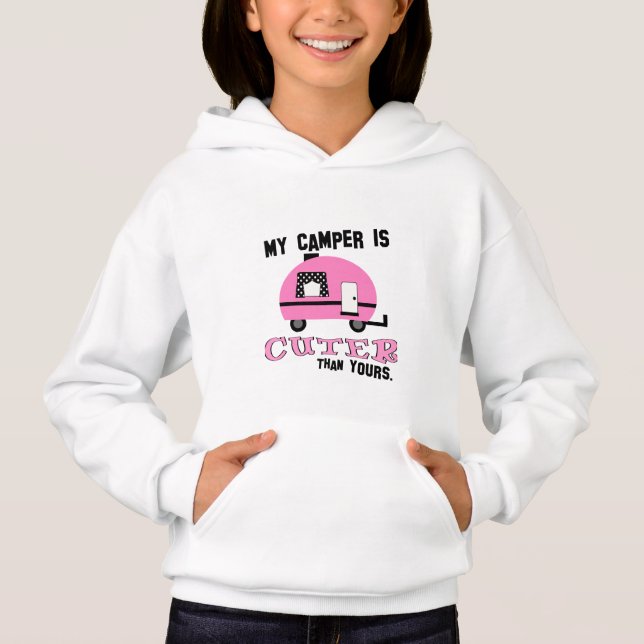 Camisola rosa-branca, crianças, doce (Frente)