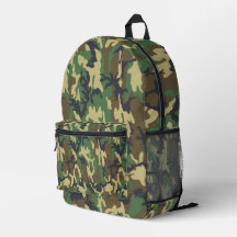 Camo Backpack for Outdoor Adventures, School, or G