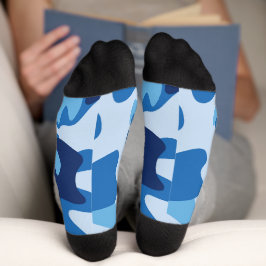 Camo Blue Meias
