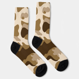 Camo Brown Meias