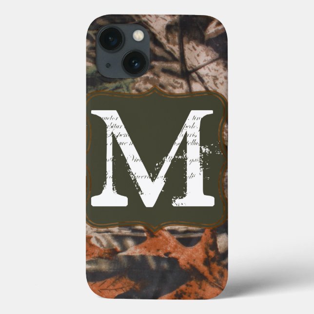 Camo Hunters Camouflage Monograma Caso IPAD (Verso)