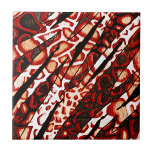 Camo Leopardo Vermelho