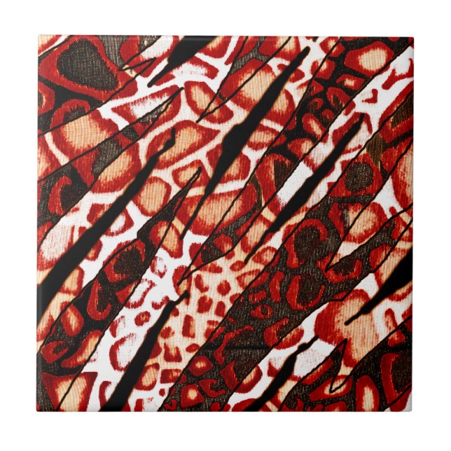 Camo Leopardo Vermelho (Frente)
