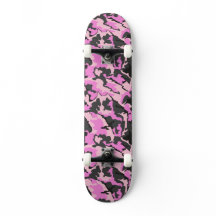 Camo rosa, skate de 7¾"