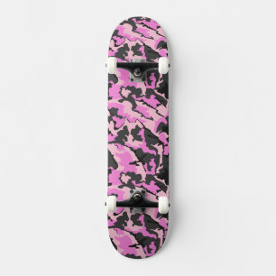 Camo rosa, skate de 7¾"