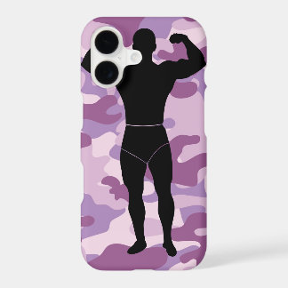 Camo Roxo com Capas de iphone Bodybuilder