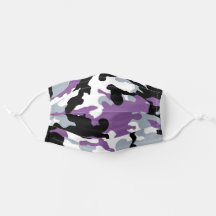 Camo roxo e preto