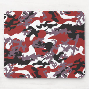 Camo vermelho feito sob encomenda Mousepad