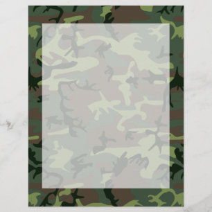 Camouflage Camo Green Brown Patterno