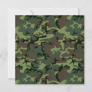 Camouflage Camo Green Brown Patterno