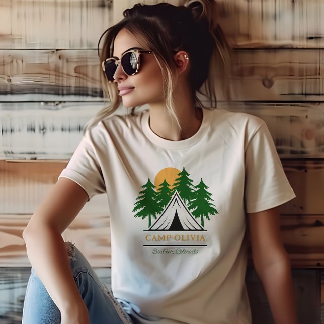 Camp Bachelorette - Camisa Personalizada (Criador carregado)