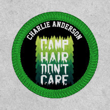 Camp Hair Dont Care - Engraçado Acampamento Selvag