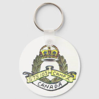 Camp-X Crest Chaveiro