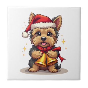 Campainhas de Natal do Yorkshire Terrier