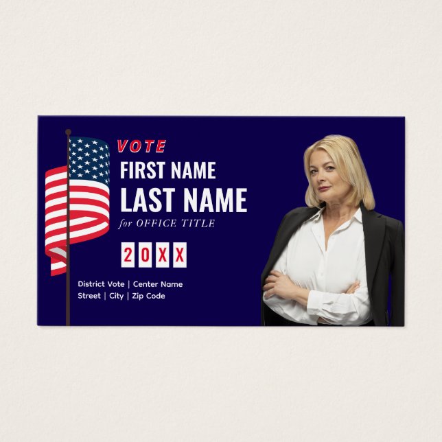 Campanha Eleitoral de Candidato Personalizada (Frente)