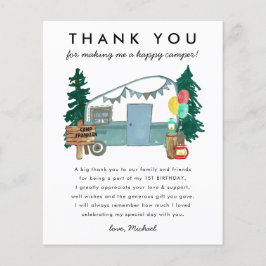 Campanha Feliz Orçamento Obrigado Aniversário