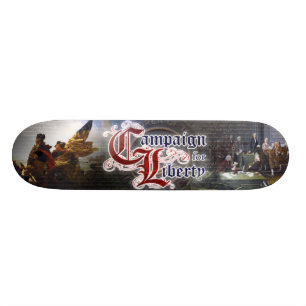 Campanha para o skate do patriota da liberdade