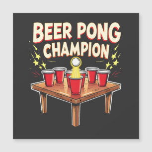 Campeão de Beer Pong Ping Pong Bebendo