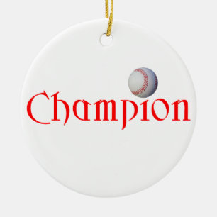 CAMPEÃO DO BASEBOL - ENFEITES DE NATAL
