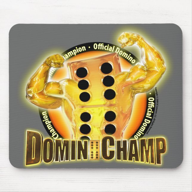 Campeão oficial Mousepad do dominó (Frente)