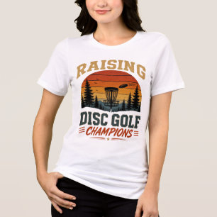 Campeões de Disc Golf Retro Sunset Design