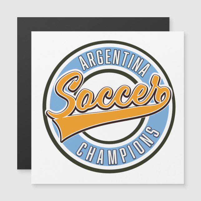 Campeões de Futebol da Argentina (Frente/Verso)