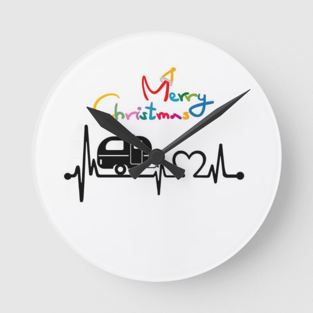 "CAMPER REALMENTE FELIZ" RELÓGIO DE NATAL (Frente)