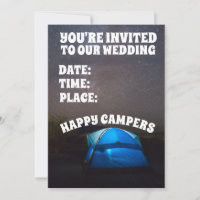 CAMPERS CAMPANDO CASAIS COM CONVITES PERSONALIZADO
